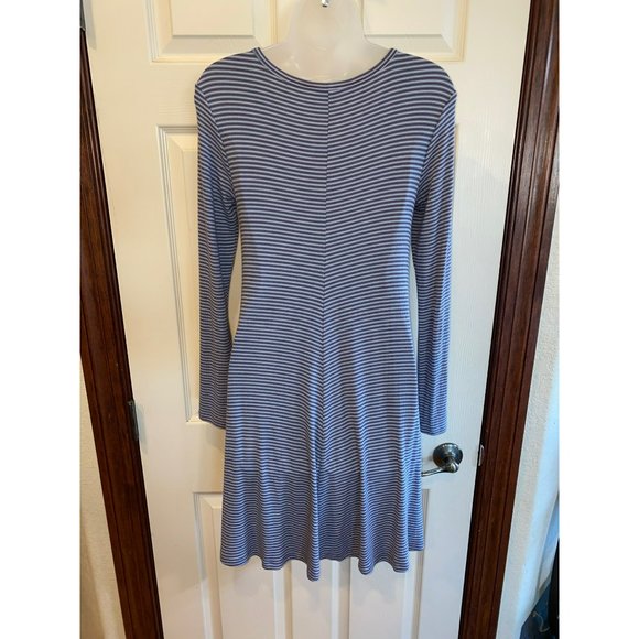 Toad&Co | Flint Stone Stripe Pocket Daisy Rib Swing Dress Size Small - Picture 7 of 8
